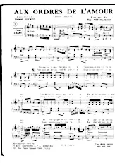 télécharger la partition d'accordéon Aux ordres de l'amour (Tango Chanté) au format PDF
