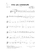 download the accordion score Vive les chasseurs in PDF format