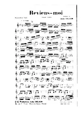 scarica la spartito per fisarmonica Reviens Moi (Tango) in formato PDF