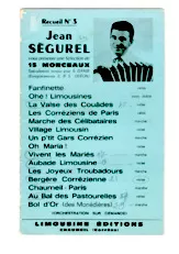 télécharger la partition d'accordéon Recueil n°3 : Jean Ségurel vous présente une sélection de 15 Morceaux spécialement conçus pour la danse au format PDF