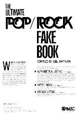 télécharger la partition d'accordéon The ultimate Pop Rock Fake Book au format PDF