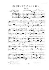 scarica la spartito per fisarmonica Un ciel rose ou gris (Valse Chantée) in formato PDF