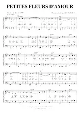 scarica la spartito per fisarmonica Petites fleurs d'amour (Valse Chantée) in formato PDF