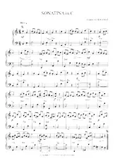 download the accordion score Sonatina in C in PDF format