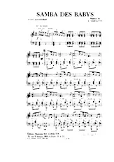download the accordion score Samba des babys in PDF format