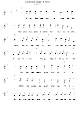 download the accordion score Couché dans le foin in PDF format
