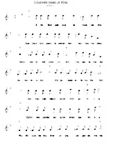 descargar la partitura para acordeón Couché dans le foin en formato PDF