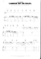 télécharger la partition d'accordéon L'amour est un soleil (Chant : Hélène Ségara) au format PDF