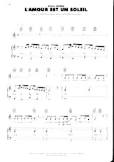 descargar la partitura para acordeón L'amour est un soleil (Chant : Hélène Ségara) en formato PDF