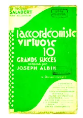 télécharger la partition d'accordéon Recueil n°3 : L'Accordéoniste virtuose : 10 Grands Succès composés par Joseph Albin au format PDF