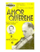 télécharger la partition d'accordéon Amor Quiereme (Tango) au format PDF
