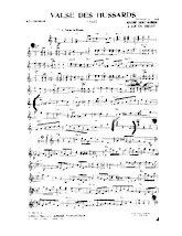 descargar la partitura para acordeón Valse des hussards en formato PDF