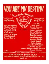 download the accordion score Tu m'étais destinée (You are my destiny) in PDF format