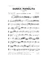 télécharger la partition d'accordéon Donna Manolita (Si tu m'aimes) (Du film : La Strada) (Baiao) au format PDF