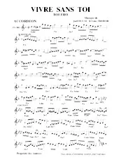 download the accordion score Vivre sans toi (Boléro) in PDF format