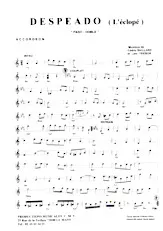 télécharger la partition d'accordéon Despéado (L'éclopé) (Paso Doble) au format PDF