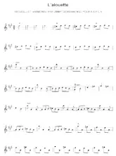 download the accordion score L'Alouette in PDF format