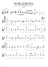 descargar la partitura para acordeón Ma belle Bélinda (Baïon) en formato PDF