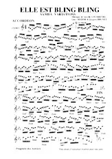 télécharger la partition d'accordéon Elle est Bling Bling (Samba Variations) au format PDF