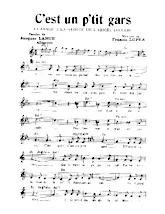 descargar la partitura para acordeón C'est un p'tit gars (Chanson à la gloire de l'armée Leclerc) en formato PDF