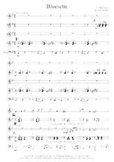 scarica la spartito per fisarmonica Bluesette (Arrangement Paul de Bra) (Orchestration) in formato PDF
