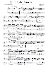 download the accordion score Style Bando (Tango) in PDF format