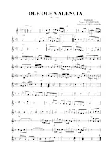 descargar la partitura para acordeón Olé Olé Valencia (Paso Doble) en formato PDF