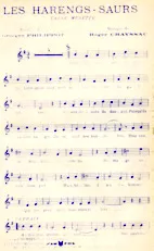descargar la partitura para acordeón Les Harengs Saurs (Valse Musette Chantée) en formato PDF