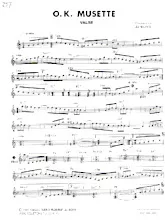 descargar la partitura para acordeón O K Musette (Valse) en formato PDF