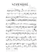 download the accordion score Novembre (Valse de Genre) in PDF format