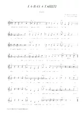 descargar la partitura para acordeón Là bas à Tahiti (Baïon) en formato PDF