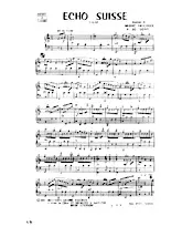 descargar la partitura para acordeón Echo Suisse (Valse) en formato PDF