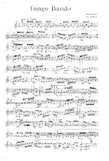 scarica la spartito per fisarmonica Tango Bando in formato PDF