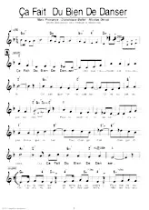 télécharger la partition d'accordéon Ça fait du bien de danser (Marche Disco) au format PDF