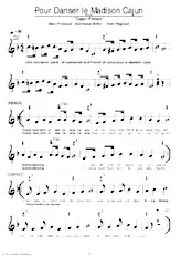 download the accordion score Pour danser le madison cajun in PDF format