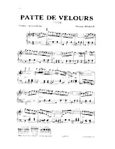 télécharger la partition d'accordéon Patte de velours (Valse) au format PDF