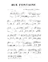 scarica la spartito per fisarmonica Rue Fontaine (Arrangement : Jean Davon) (Valse Musette) in formato PDF