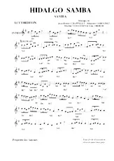 descargar la partitura para acordeón Hidalgo Samba en formato PDF