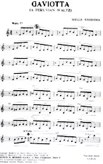 télécharger la partition d'accordéon Gaviotta (A Péruvian Waltz) au format PDF