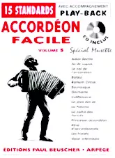 télécharger la partition d'accordéon Accordéon Facile (15 Standards) (Volume 5) au format PDF