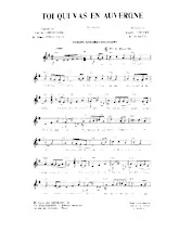 download the accordion score Toi qui vas en Auvergne (Bourrée) in PDF format
