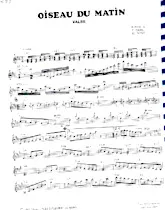 télécharger la partition d'accordéon Oiseau du matin (Valse) au format PDF
