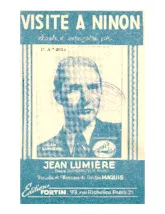 descargar la partitura para acordeón Visite à Ninon (Chant : Jean Lumière) en formato PDF