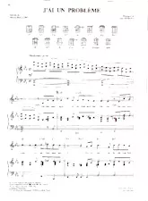 download the accordion score J'ai un problème (Slow) in PDF format