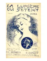 scarica la spartito per fisarmonica La lumière qui s'éteint (Les Mamans sont comme le Bon Dieu) (Valse Chantée) in formato PDF