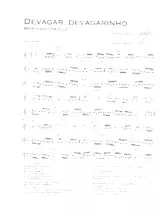 télécharger la partition d'accordéon Devagar Devagarinho (Samba) au format PDF