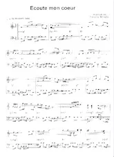 descargar la partitura para acordeón Ecoute mon cœur en formato PDF