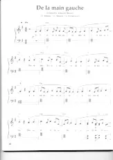descargar la partitura para acordeón De la main gauche en formato PDF