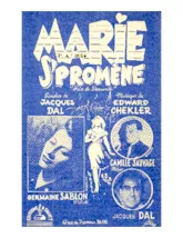 télécharger la partition d'accordéon Marie s' promène (Chant : Germaine Sablon) (Samba Lente) au format PDF