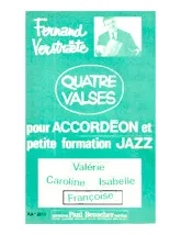 télécharger la partition d'accordéon Françoise (Valse Jazz) au format PDF
